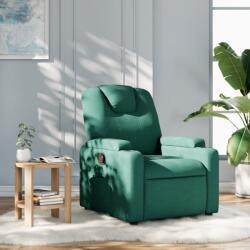 vidaXL Fotoliu rabatabil, verde închis, material textil GartenMobel Dekor (372371)