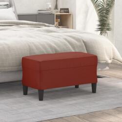 vidaXL Banca, rosu vin, 70x35x41 cm, piele ecologica GartenMobel Dekor (349395)