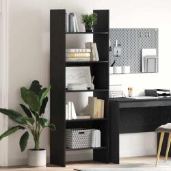 vidaXL Dulap pentru carti Stejar negru 60 x 35 x 180 cm Lemn compozit GartenMobel Dekor (875023) Biblioteca