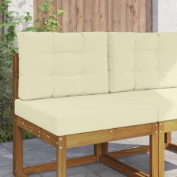 vidaXL Perna pentru canapea de exterior 2 pcs Crem Poliester GartenMobel Dekor (900729)