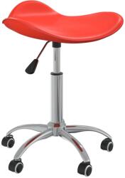 vidaXL Scaun de masa pivotant, rosu, piele ecologica GartenMobel Dekor (3088567)