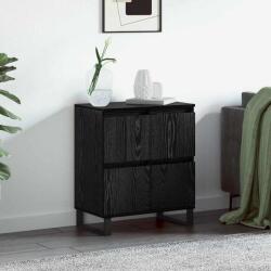 vidaXL Bufet Negru 60 x 35 x 70 cm Lemn compozit GartenMobel Dekor (879500) Comoda