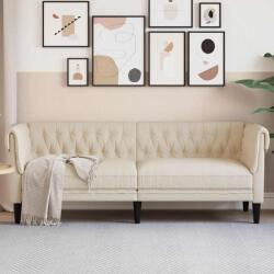 vidaXL Canapea Chesterfield cu 3 locuri, in GartenMobel Dekor (372563) Canapea