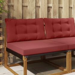 vidaXL Perna pentru canapea de exterior 2 pcs bordo Poliester GartenMobel Dekor (900906)