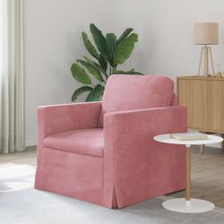vidaXL Canapea Roz Dimensiuni generale: 78 x 78 x 80 cm (l x ad. x î) GartenMobel Dekor (42024408) Canapea