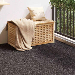 vidaXL Iarba artificiala Negru 1000 x 100 x 4 cm Polipropilena GartenMobel Dekor (42006443)