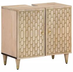vidaXL Dulap pentru chiuveta de baie, 62x33x58 cm, lemn masiv de mango GartenMobel Dekor (358267)