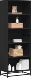 vidaXL Biblioteca, negru, 60x35x170, 5 cm, lemn prelucrat GartenMobel Dekor (3300850) Biblioteca
