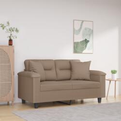 vidaXL Perne decorative, 2 buc. , gri taupe, 40x40 cm, microfibra GartenMobel Dekor (349495)