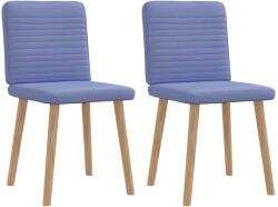 vidaXL Scaune de sufragerie 2 buc tesatura Jeans Blue GartenMobel Dekor (4101154)