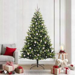 vidaXL Brad de Craciun artificial cu ramuri articulare 300 LEDs 210 cm GartenMobel Dekor (3396002)