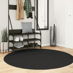 vidaXL Covor HUARTE, fir scurt, moale si lavabil, negru, Ø 160 cm GartenMobel Dekor (375125) Covor