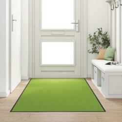 vidaXL Covoras de intrare Verde si Negru 120 x 250 cm Poliamida si PVC GartenMobel Dekor (4100729) Pres