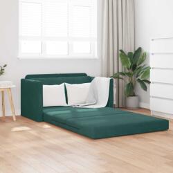 vidaXL Pat canapea Verde închis 124 x 71 x 78 cm Catifea GartenMobel Dekor (4106704) Canapea