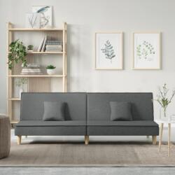 vidaXL Canapea extensibila, gri închis, material textil GartenMobel Dekor (351901) Canapea