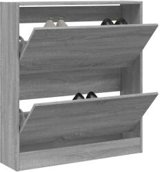 vidaXL Pantofar, gri sonoma, 80x21x87, 5 cm, lemn prelucrat GartenMobel Dekor (839922) Pantofar