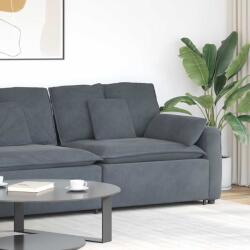 vidaXL Modul modular capat pentru cotiera canapea cu perne gri închis GartenMobel Dekor (4104400) Canapea