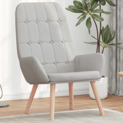 vidaXL Scaun de relaxare Cloud Grey Fabric GartenMobel Dekor (4102651)