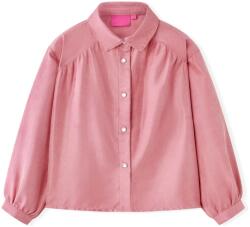 vidaXL Bluza pentru copii cu maneci bufante, roze antichizat, 92 GartenMobel Dekor (15101)