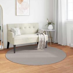 vidaXL Covor rotund crem si taupe Ø 200 cm, antiderapant, lavabil (42022712) Covor