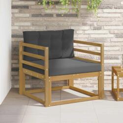 vidaXL Canapea Medie pentru Exterior Poliester Alb GartenMobel Dekor (3438996) Canapea