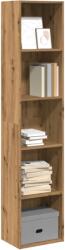 vidaXL Biblioteca, stejar artizanal, 40x30x189 cm, lemn prelucrat GartenMobel Dekor (857893) Biblioteca