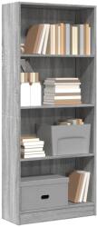 vidaXL Biblioteca, gri sonoma, 60x24x143 cm, lemn prelucrat GartenMobel Dekor (857817) Biblioteca