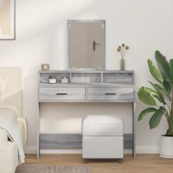 vidaXL Masa de Machiaj Gri Sonoma 100 x 41 x 140 cm Lemn compozit GartenMobel Dekor (865150)