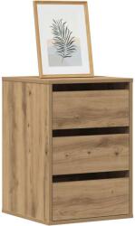 vidaXL Dulap colt sertare stejar artizanal 40x41x58 cm lemn prelucrat GartenMobel Dekor (852842) Comoda