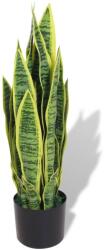 vidaXL Planta artificiala Limba-soacrei cu ghiveci, 65 cm, verde GartenMobel Dekor (244428)