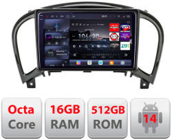 Edotec Navigatie Nissan Juke 2010-2015 Edotec QLED 2K, 16GB RAM, 512GB, Android (KIT-JUKE+EDT-E809-2K)