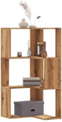 vidaXL Biblioteca 3 nivel stejar artizanal 50x50x102 cm lemn prelucrat GartenMobel Dekor (852599) Biblioteca