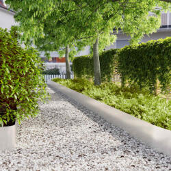 vidaXL Borduri de gazon 10 buc 25x103 cm Otel inoxidabil GartenMobel Dekor (860170)