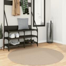 vidaXL Covor HUARTE, fir scurt, moale si lavabil, nisipiu, Ø 120 cm GartenMobel Dekor (375067) Covor