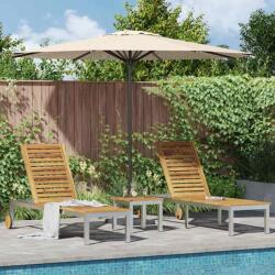 vidaXL Fotoliu de relaxare 2-persoana 3 pcs Maro Lemn Solid de Acacia GartenMobel Dekor (3334837)