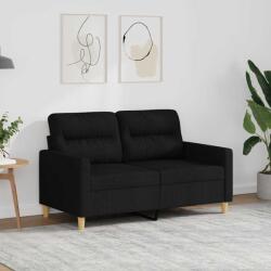 vidaXL Canapea cu 2 locuri, negru, 120 cm, material textil GartenMobel Dekor (359231) Canapea