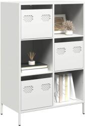 vidaXL Dulap înalt, alb, 68x39x103, 5 cm, otel GartenMobel Dekor (851411) Comoda