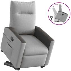 vidaXL Scaun înclinabil vertical din tesatura gri nor GartenMobel Dekor (3324051)