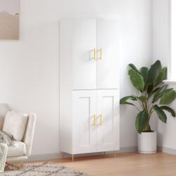 vidaXL Dulap înalt, alb, 69, 5x34x180 cm, lemn compozit GartenMobel Dekor (3195779) Comoda