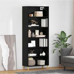 vidaXL Bufet Stejar Negru 69, 5 x 32, 5 x 180 cm Lemn compozit GartenMobel Dekor (3416080) Comoda