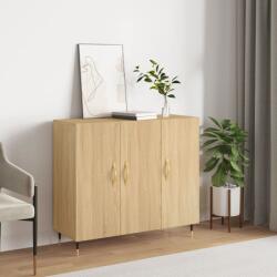 vidaXL Dulap, stejar sonoma, 90x34x80 cm, lemn compozit GartenMobel Dekor (828087) Comoda