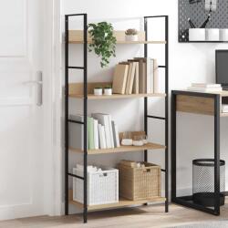 vidaXL Etajera carti 3 rafturi, stejar, 60x27, 6x124, 5 cm lemn prelucrat GartenMobel Dekor (288223) Biblioteca