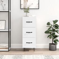 vidaXL Servanta, alb extralucios, 34, 5x34x90 cm, lemn compozit GartenMobel Dekor (828598) Comoda