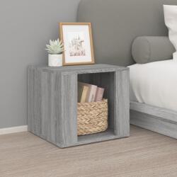 vidaXL Noptiera, gri sonoma, 41x40x36 cm, lemn compozit GartenMobel Dekor (816550)