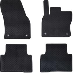 vidaXL Covor pentru masina 4 pcs Negru Cauciuc GartenMobel Dekor (42029076)