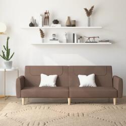 vidaXL Canapea extensibila cu 2 locuri, gri taupe, material textil GartenMobel Dekor (375791) Canapea