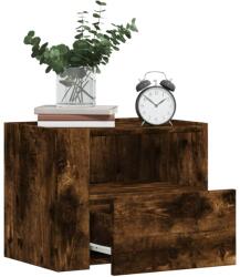 vidaXL Noptiere de perete, 2 buc. , stejar fumuriu, 45x30x35 cm GartenMobel Dekor (848320)