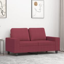 vidaXL Canapea cu 2 locuri, rosu vin, 120 cm, material textil GartenMobel Dekor (359389) Canapea