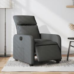 vidaXL Fotoliu rabatabil electric, gri închis, material textil GartenMobel Dekor (3206682)