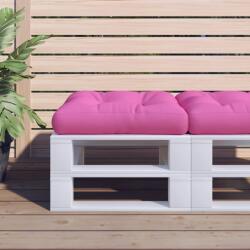 vidaXL Perna de paleti, roz, 50x50x12 cm, textil GartenMobel Dekor (360445)